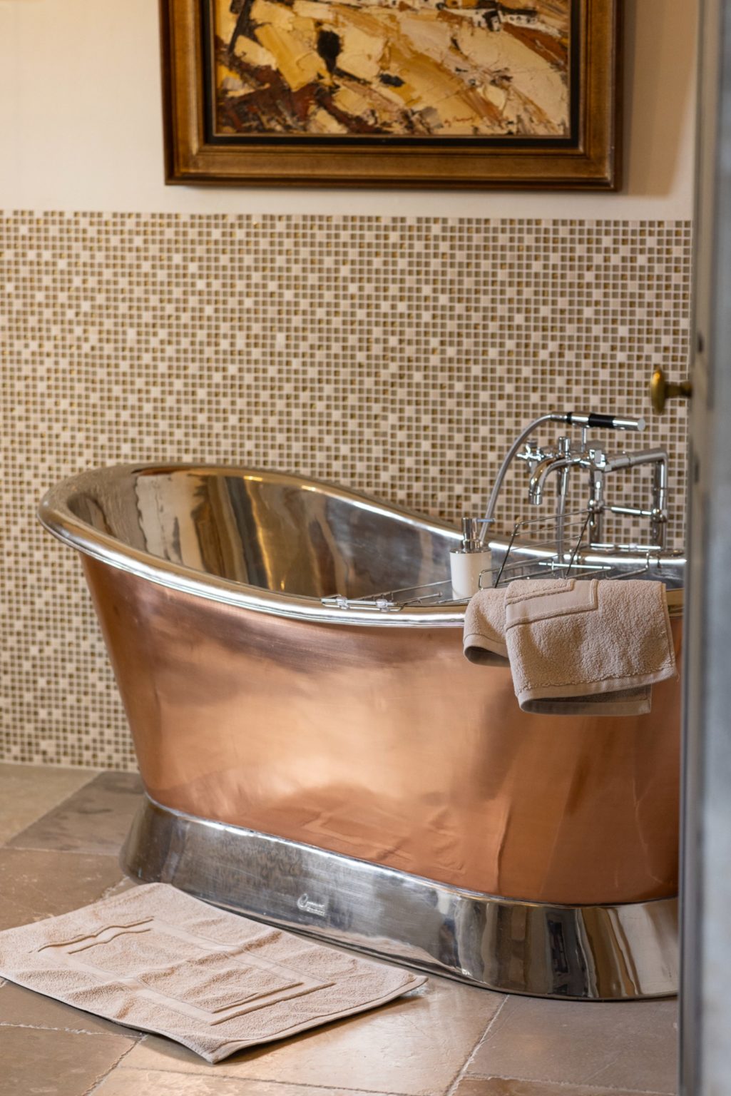 Chateau Larnagol Chambre Hote -Suite Vicomte de CALVIGNAC bathroom-©MalikaTurin-0454-WEB